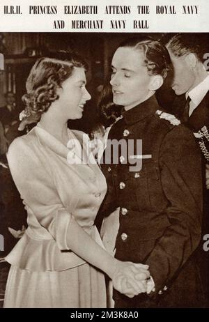 Princess Elizabeth, later Queen Elizabeth II Stock Photo