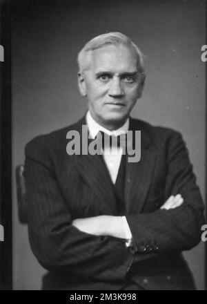 Alexander Fleming (1881-1955) Scottish biologist and pharmacologist who discovered penicillin Stock Photo