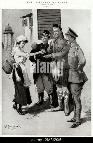 During A Reenactment Of A First World War Battle A Participant Wears A ...