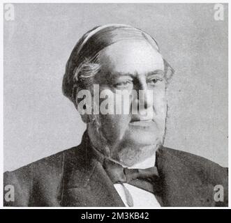 Sir William George Granville Venables Vernon Harcourt (1827 - 1904), British lawyer, journalist and Liberal statesman. Stock Photo