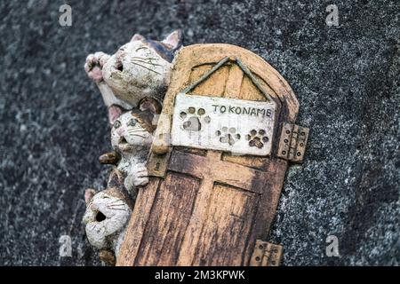 Pottery Footpath in Tokoname, Aichi, Japan Stock Photo