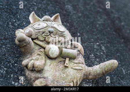 Pottery Footpath in Tokoname, Aichi, Japan Stock Photo