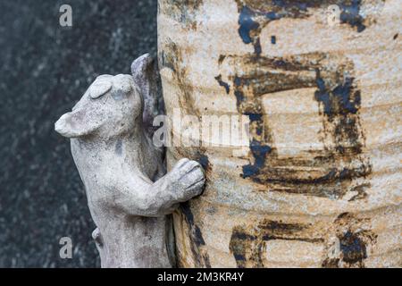 Pottery Footpath in Tokoname, Aichi, Japan Stock Photo