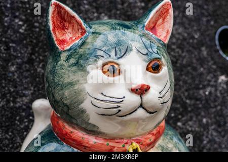 Pottery Footpath in Tokoname, Aichi, Japan Stock Photo