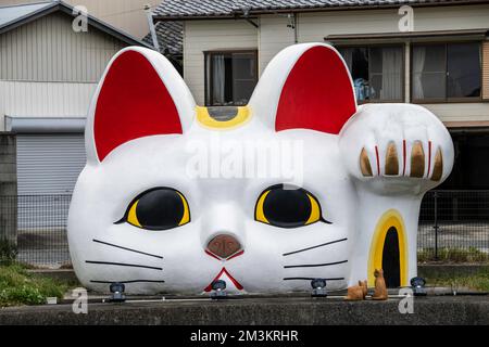 Pottery Footpath in Tokoname, Aichi, Japan Stock Photo