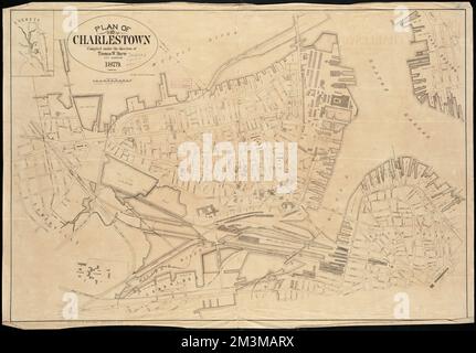 Plan of Charlestown , Charlestown Boston, Mass., Maps Norman B ...