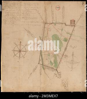 Plan of Otis (Loudon), surveyor's name not given, dated October 30, 1794. ,. Massachusetts. Office of the Secretary of State Stock Photo