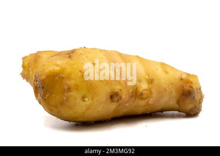 Jerusalem artichoke isolated on a white background. Clipping Path. Full depth of field. close up Stock Photo