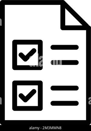 Document Vector Illustration Line Icon Design Stock Vector