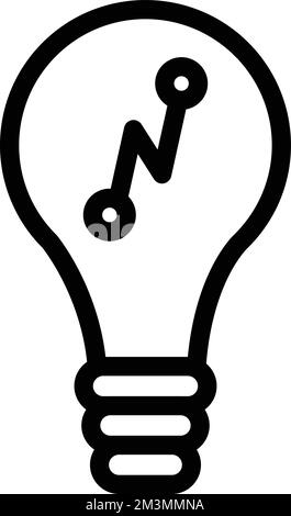 Insight Vector Illustration Line Icon Design Stock Vector