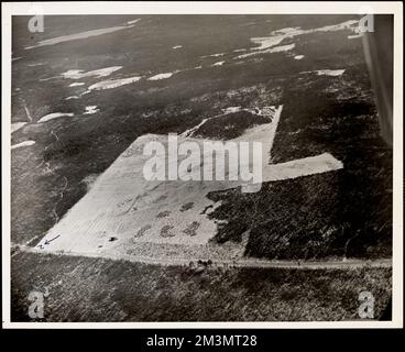 Plymouth Airport , Airports. Photographs of the First Naval District Stock Photo