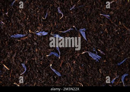 photo of Earl Grey black dried loose tea Stock Photo