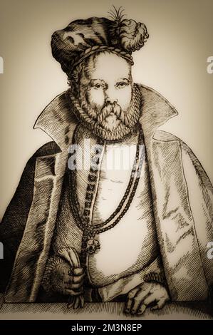 Tycho Brahe, 1546 – 1601, Danish astronomer and writer Stock Photo