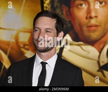 Los Angeles, United States. 15th Dec, 2022. Cast member Tobey Maguire attends the premiere of the motion picture dramatic comedy 'Babylon' at the Academy Museum of Motion Pictures on Thursday December 15th, 2022. Storyline: A tale of outsized ambition and outrageous excess, it traces the rise and fall of multiple characters during an era of unbridled decadence and depravity in early Hollywood. Photo by Jim Ruymen/UPI Credit: UPI/Alamy Live News Stock Photo