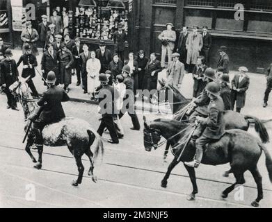 Cable Street demonstration 1936 Stock Photo