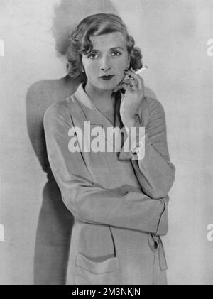 Gladys Cooper (1888 - 1971), British actress, pictured at the time she was appearing in The Painted Veil at the Playhouse in London.     Date: 1931 Stock Photo