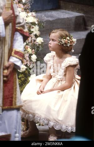 The Wedding Of Prince Andrew, Duke Of York, And Sarah Ferguson. The ...