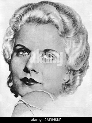 Jean Harlow Stock Photo