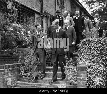 Prince Philip attends garden party in Woodford Green Stock Photo