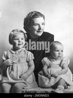 Queen Juliana of the Netherlands and children Stock Photo