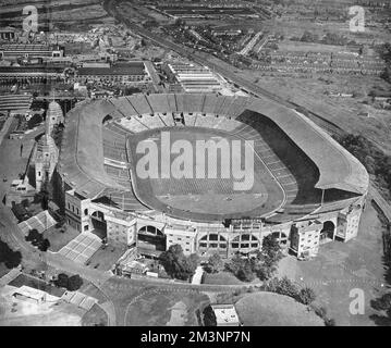 Wembley Stadium, 1948 London Olympic Games Stock Photo