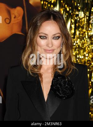 Los Angeles, California, USA. 15th Dec, 2022. Olivia Wilde attends the Global Premiere Screening of 'Babylon' at Academy Museum of Motion Pictures on December 15, 2022 in Los Angeles, California. Credit: Jeffrey Mayer/Jtm Photos/Media Punch/Alamy Live News Stock Photo