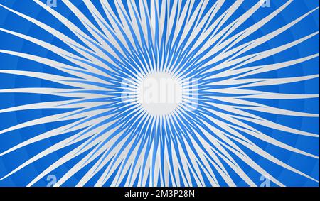 Vector simple background. Spiral stripes in pop art style. 12/16/2022, Lombok, Indonesia Stock Vector