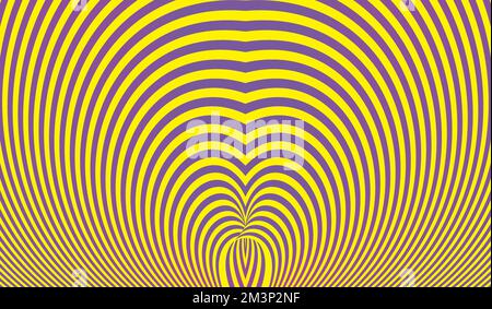 Vector simple background. Spiral stripes in pop art style. 12/16/2022, Lombok, Indonesia Stock Vector