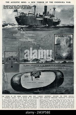 explosion, world war i, sea mine, ww1, wwi, world war one Stock Photo ...