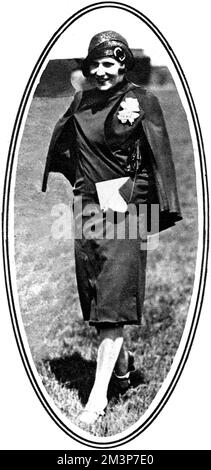 Lady Eveyln Beauchamp, 1929 Stock Photo