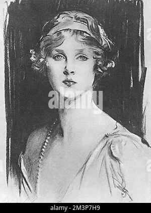 Lady Diana Manners by John Sargent Stock Photo