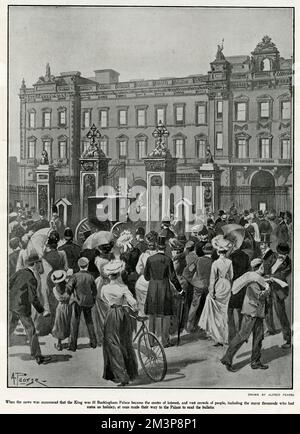 Edward VII coronation postponed 1902 Stock Photo