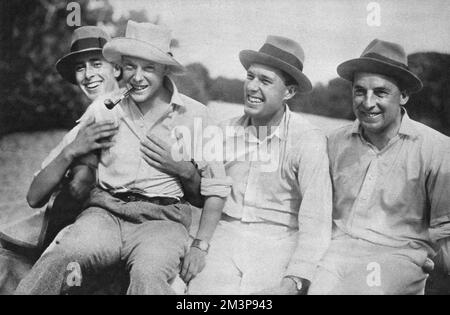 Prince of Wales on tour, 1920 Stock Photo