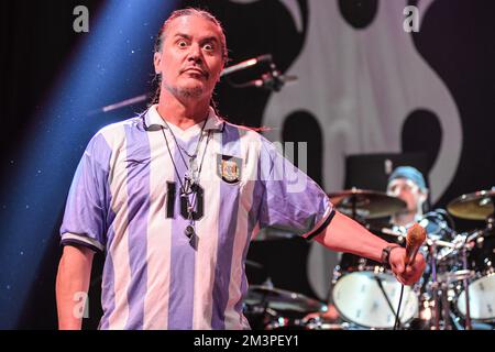 Mr. Bungle: Mike Patton (vocals) and Dave Lombardo (drums) Stock Photo