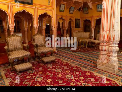 Inside Dundlod Fort, Rajasthan, Dundlod, India Stock Photo