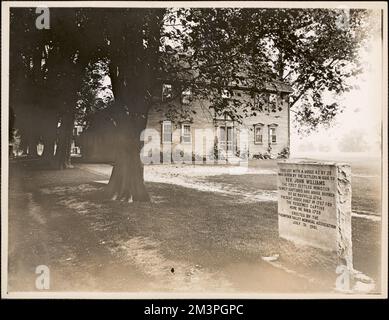Reverend John Williams House, Albany Road, Deerfield, Mass. , Houses, Historic buildings, Williams, Ephraim, 1691-1754.  Leon Abdalian Collection Stock Photo