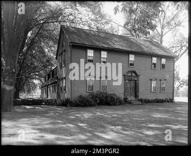 Reverend John Williams House, Albany Road, Old Deerfield, Mass. , Houses, Historic buildings, Williams, John, 1664-1729.  Leon Abdalian Collection Stock Photo