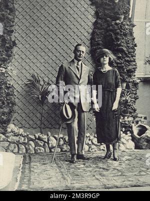 Sir Walter and Lady de Frece (Vesta Tilley) Stock Photo