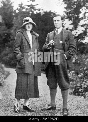 Margaret Sheila Mackellar Chisholm, daughter of Harry Chisholm of Sydney, NSW, Australia and Francis Edward Scudamore St Clair-Erskine, Lord Loughborough, eldest son of the fifth Earl of Rosslyn.  The couple married in 1915.  The marriage suffered from Loughborough's drinking and gambling and the couple divorced in 1926. In 1920, Albert, Duke of York, the future King George VI was linked romantically with Sheila who, at that point, was still a married woman. She married secondly in 1928, Sir John Millbanke, eleventh baronet (d. 1947) and thirdly, Prince Dimitri Romanoff of Russia in 1954. She Stock Photo