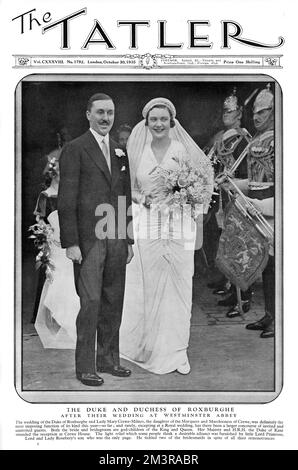 Mary Innes-Ker, Duchess of Roxburghe Stock Photo - Alamy