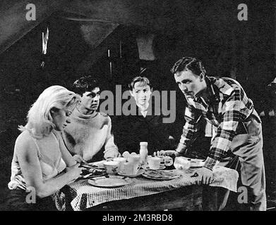 Scene from the play 'Look Back In Anger' by John Osborne Stock Photo