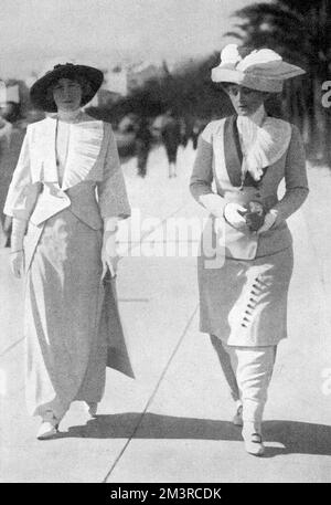 Maxine Elliott at Cannes, 1912 Stock Photo