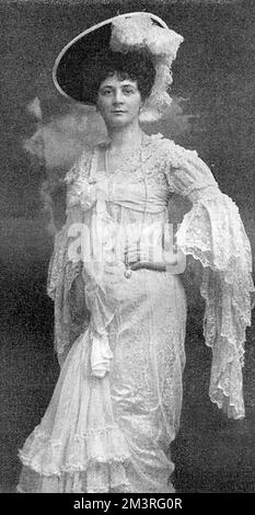 Countess of Tankerville, formerly Leonora Van Marter, American heiress.  Chatelaine of Chillingham Castle.       Date: 1904