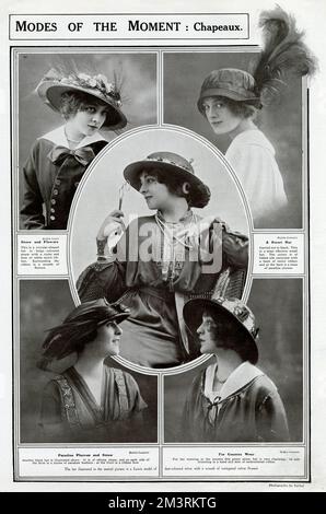 Fashion for the moment 1913 Stock Photo