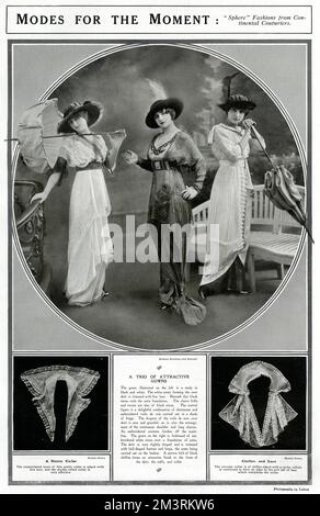 Fashion for the moment 1913 Stock Photo