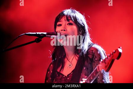 Beabadoobee on stage at Manchester Academy UK 2022 Stock Photo