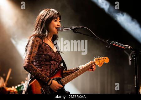 Beabadoobee on stage at Manchester Academy UK 2022 Stock Photo