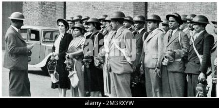 First voluntary ambulance service 1939 Stock Photo