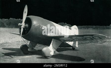 1932 Gee Bee Model R Racer Aircraft Stock Photo