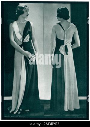 fleece dress with open back 1930s 1930s Open Back Dress